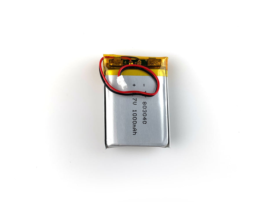 Lithium Ion Polymer Battery 3.7V 1000mAh