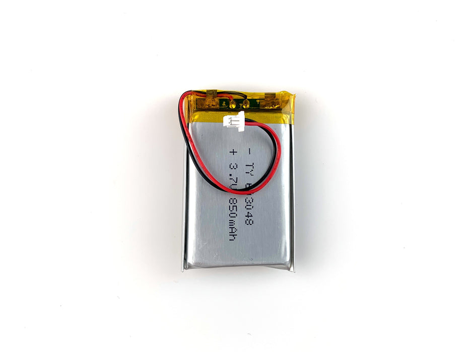 Lithium Ion Polymer Battery - 3.7V 850mAh
