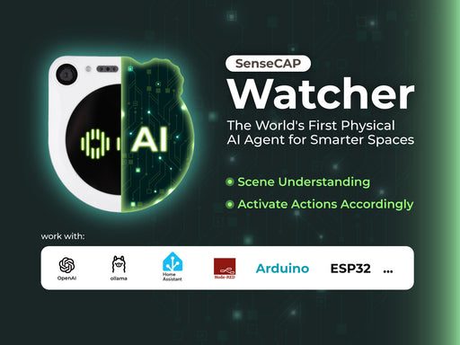 Seeed Studio SenseCAP Watcher W1-B AI vision sensor, product photo 1 of 6