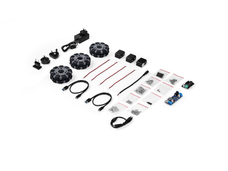 LeKiwi omnidirectional mobile robot base kit, product photo 5 of 6