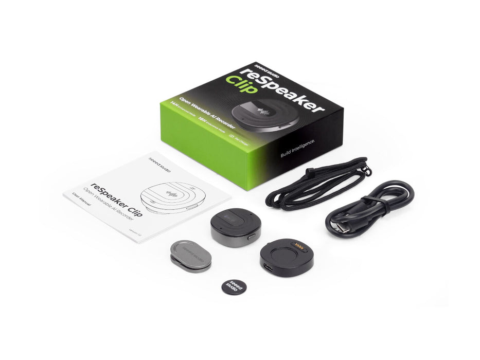 Seeed Studio reSpeaker Clip wearable AI recorder, product photo 5 of 6