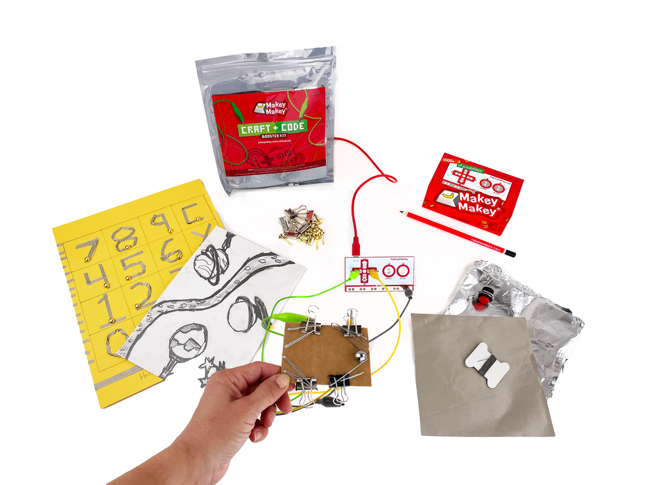 Makey Makey Craft and Code Booster Kit materials (view 2)