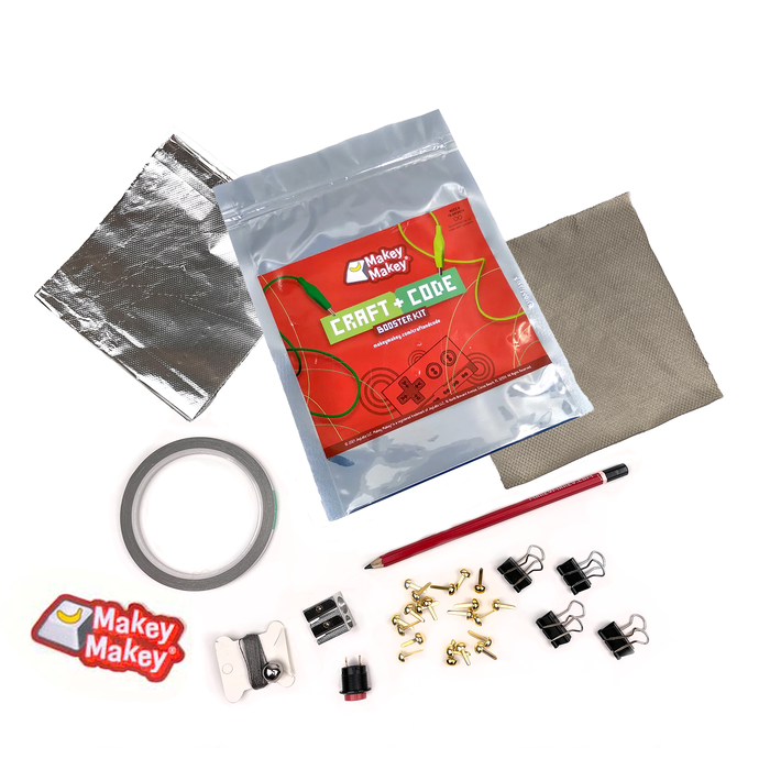 Makey Makey Craft and Code Booster Kit materials