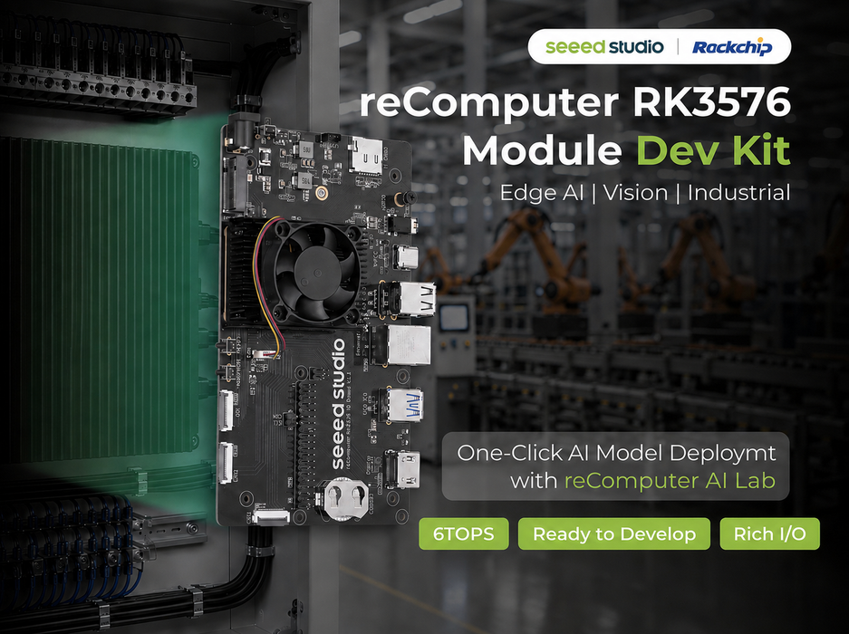 Seeed Studio reComputer RK3576 Dev Kit, product photo 1 of 6