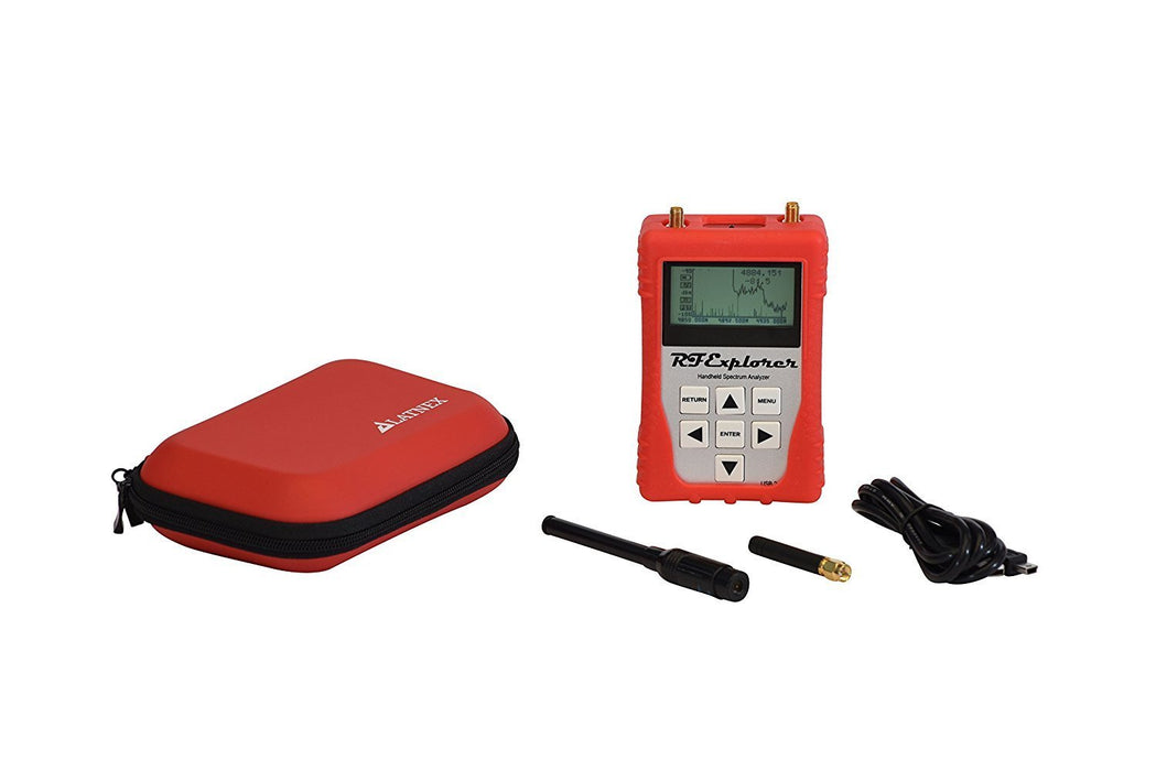 RF Explorer 3G Combo with Red EVA Case + Protection Boot & USB Cable