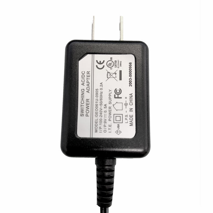 Switching AC/DC 9V 0.5A Power Supply Adapter