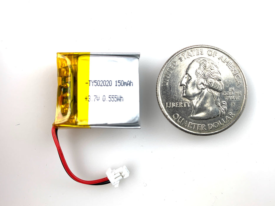 Lithium Ion Polymer Battery - 3.7V 150mAh