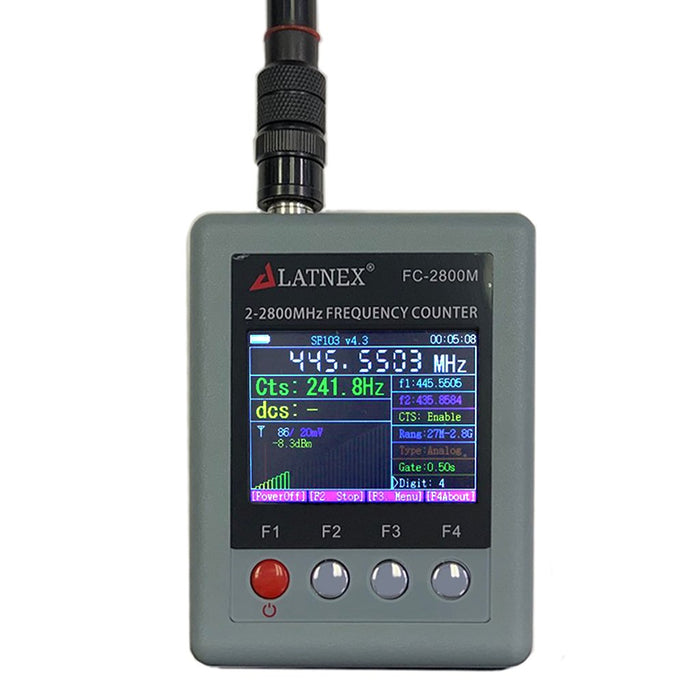 LATNEX FC-2800M Portable Frequency Counter 2MHz - 2.8GHz