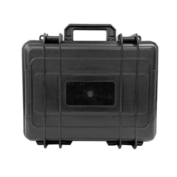 Waterproof Airtight Heavy Duty Hard Plastic Case Black Front