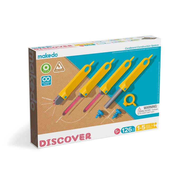 Makedo Discover - Ultimate Cardboard Construction Kit