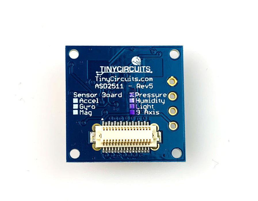 Combo Sensor TinyShield (13-DOF) 9-Axis, Temperature/Humidity, Pressure, Light