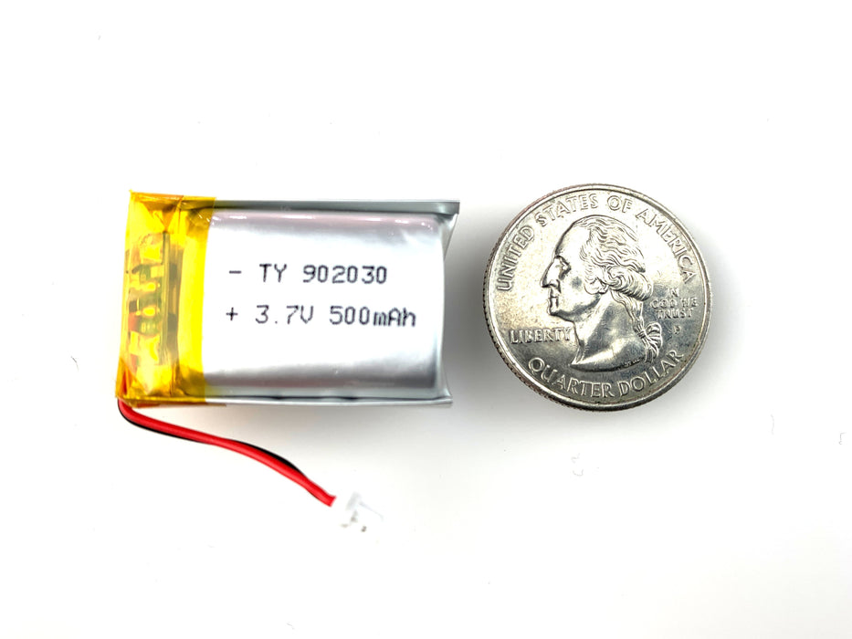 Lithium Ion Polymer Battery - 3.7V 500mAh