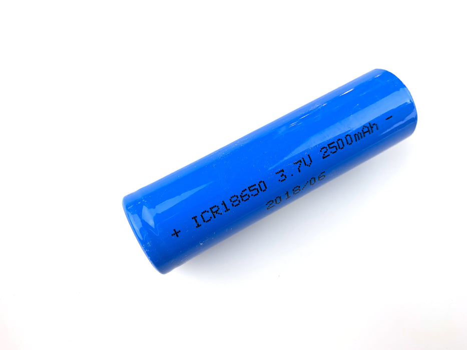 18650 Lithium Ion Polymer Battery - 3.7V 2500mAh
