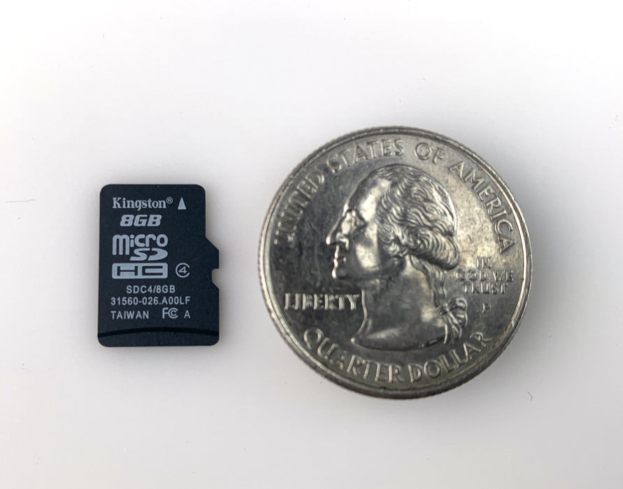 MicroSD Card and Adapter 8GB