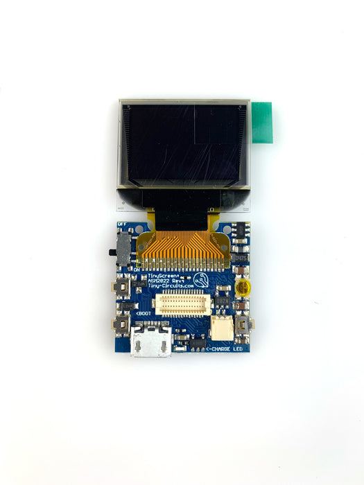TinyScreen+ (Processor, OLED & USB in one)