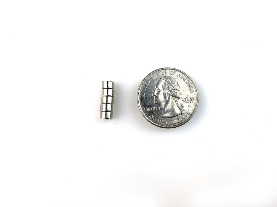 Cylindrical Magnets Pack of 5