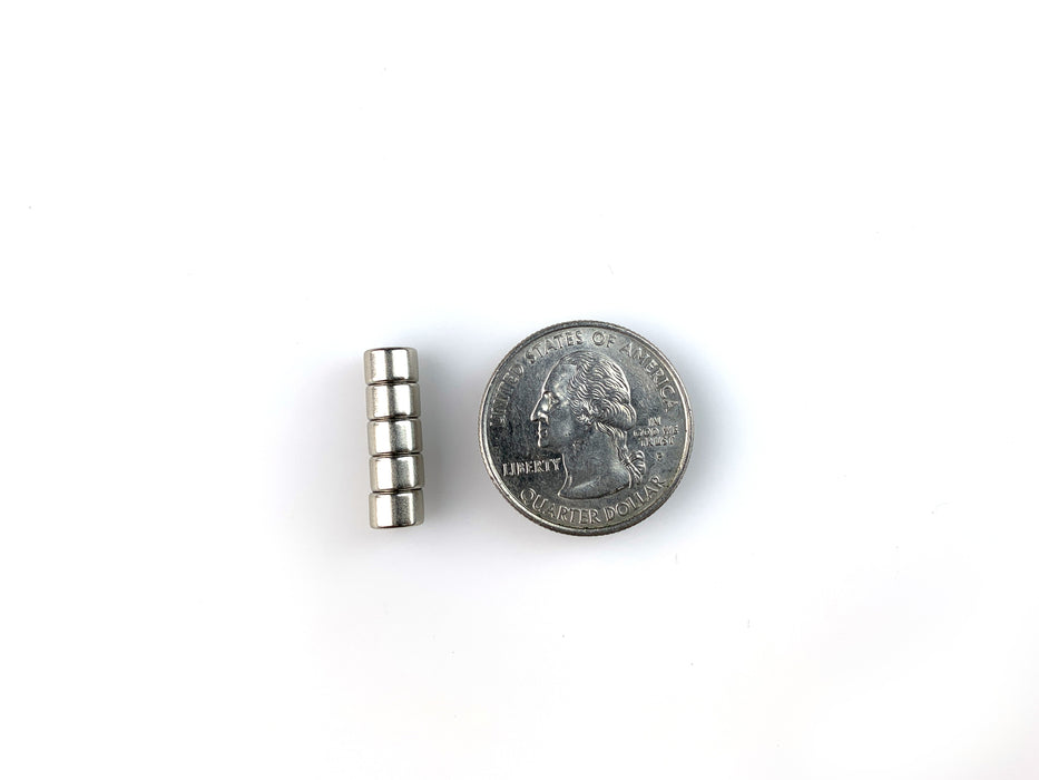 Cylindrical Magnets Pack of 5