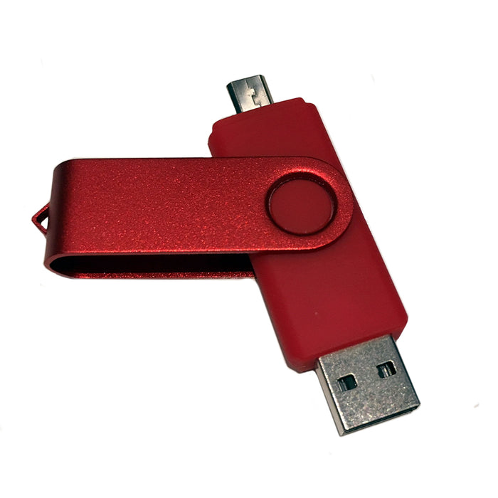 4GB Memory Stick USB 2.0 Flash Drive with Micro USB Interface